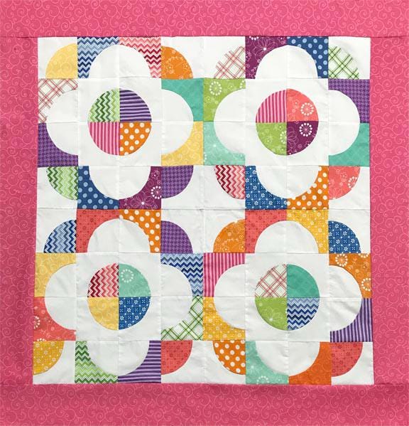 CutRite Slit 'N Sew Drunkard's Path 12 Inch Finished Template Set