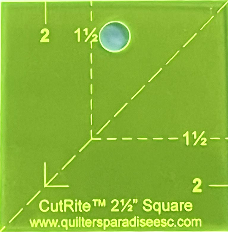 CutRite 2.5 Inch Square Template