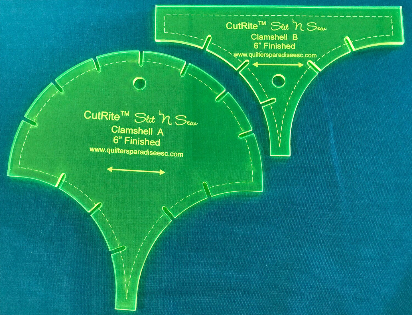 CutRite Slit 'N Sew Clamshell 6 Inch Finished Template Set