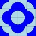CutRite Slit 'N Sew Drunkard's Path Love Ring Quilt Pattern (CRDP03)