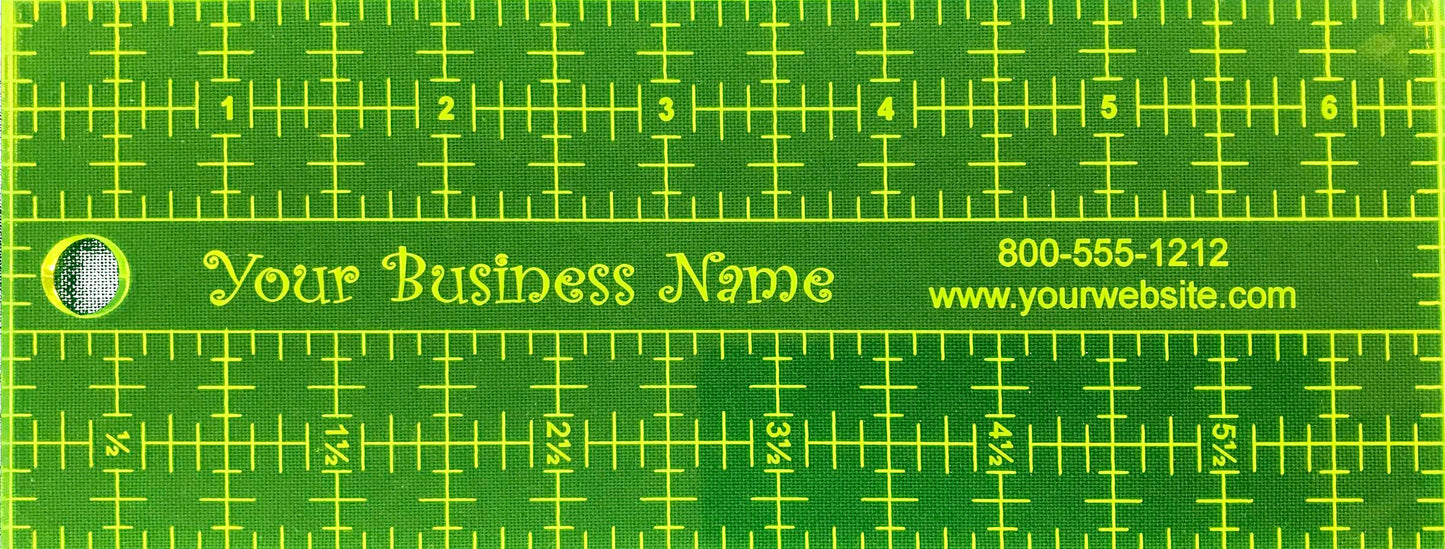 Custom Engraved CutRite 2.5 x 6.5 Inch HandiRuler