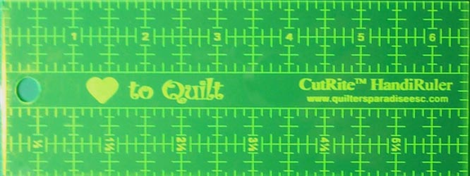 CutRite 2.5 x 6.5 Inch HandiRuler