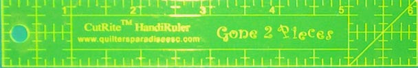 CutRite 1 x 6 Inch Mini HandiRuler