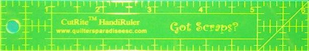 CutRite 1 x 6 Inch Mini HandiRuler