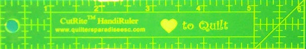 CutRite 1 x 6 Inch Mini HandiRuler