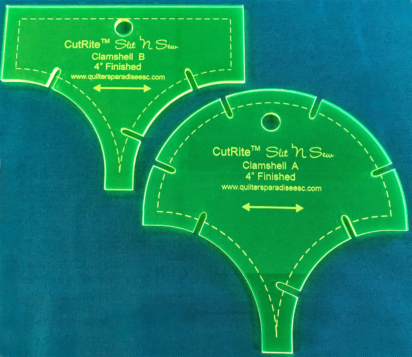 CutRite Slit 'N Sew Clamshell 4 Inch Finished Template Set