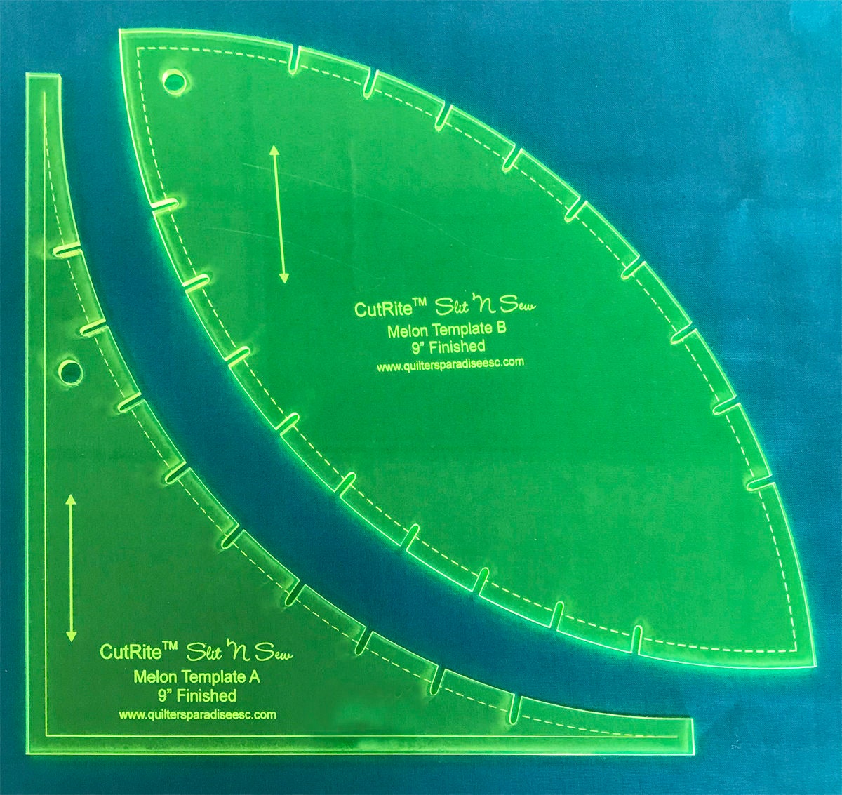 CutRite Slit 'N Sew Melon 9 Inch Finished Template Set