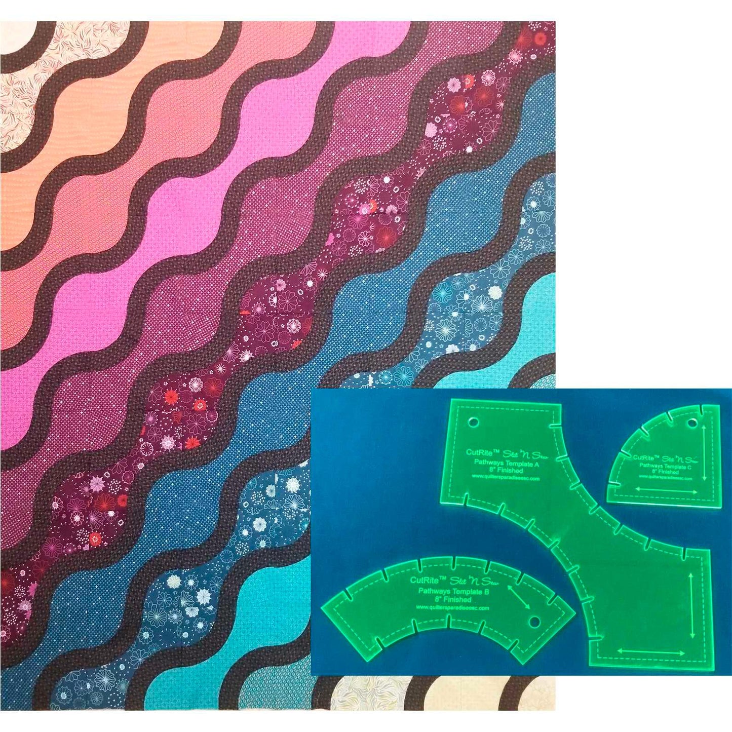 CutRite Slit 'N Sew Pathways Template Set
