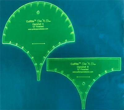CutRite Slit 'N Sew Clamshell 12 Inch Finished Template Set