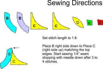CutRite Slit 'N Sew Double Wedding Ring Queen Quilt Pattern (CRDWR03)
