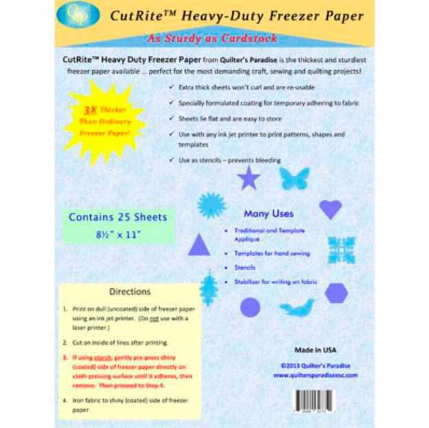 CutRite Heavy Duty Freezer Paper (Pkg of 25)