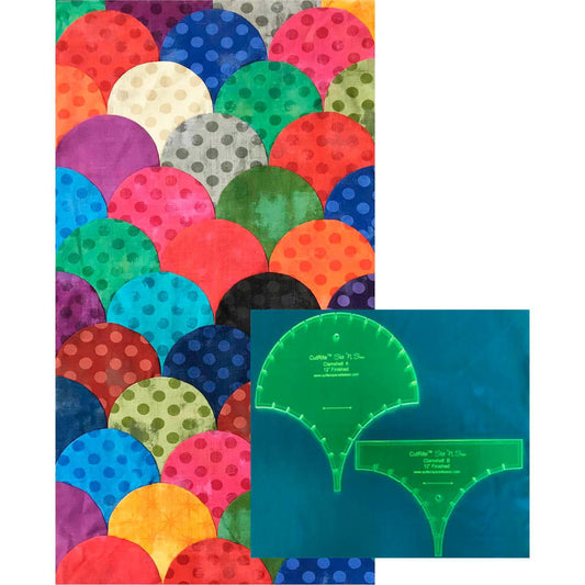 CutRite Slit 'N Sew Clamshell 12 Inch Finished Template Set